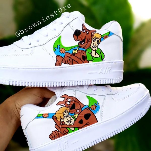 Scooby Doo Painting Custom Air Force 1