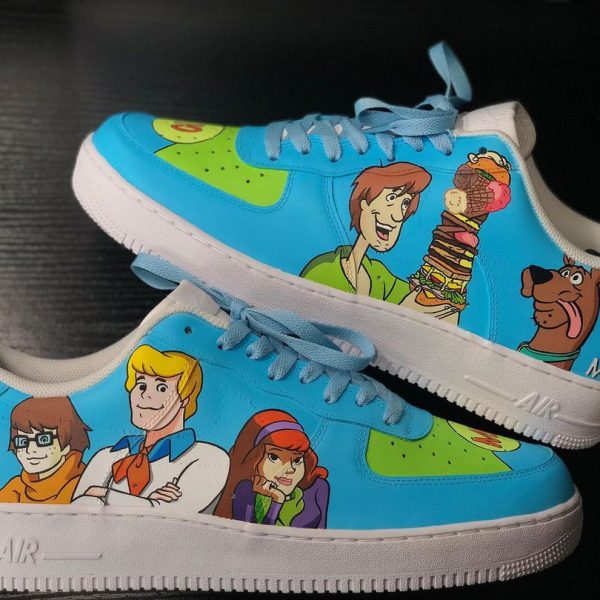 Scooby Doo Design Custom Air Force 1