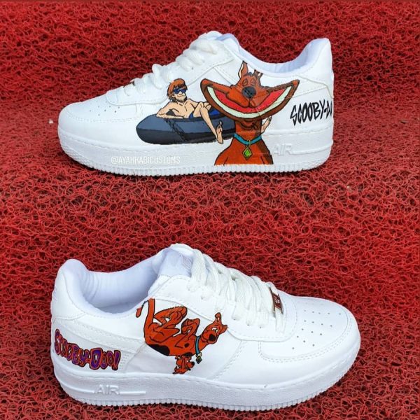 Scooby-Doo Painted Custom Air Force 1