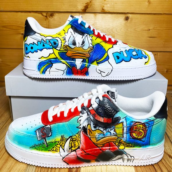 Scrooge McDuck x Donald Duck Custom Air Force 1