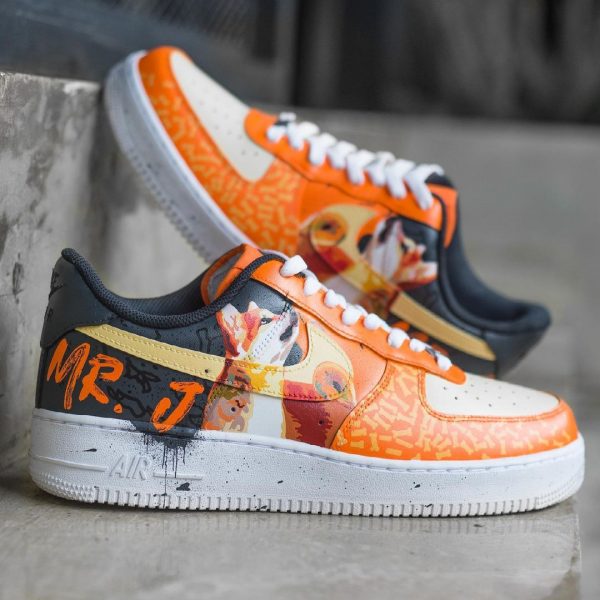 Shiba Inu Orange Custom Air Force 1