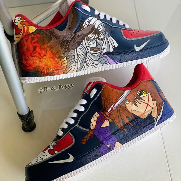 Shishio x Kenshin x Saito Hajime x Hiko Seijuro Custom Air Force 1