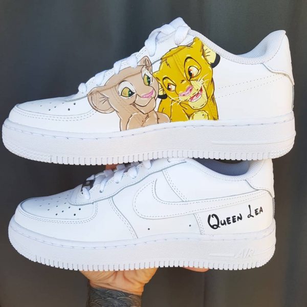 Simba vs Nala Custom Air Force 1