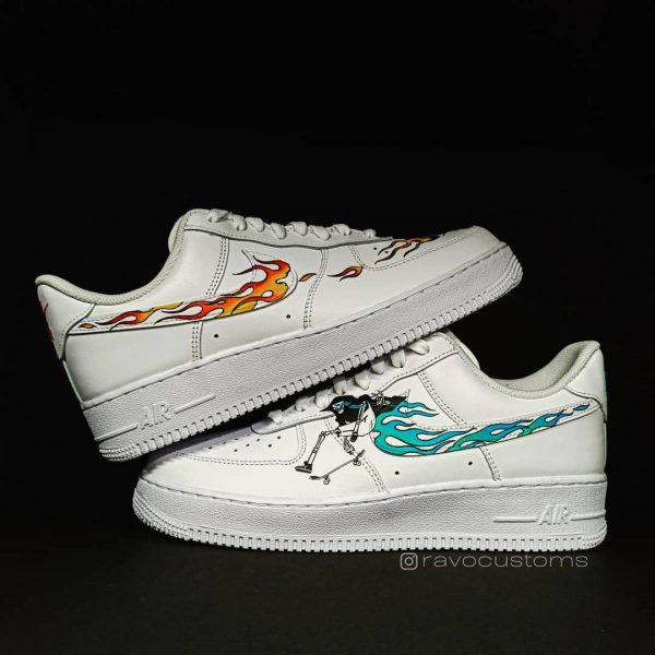 Skate Love Custom Air Force 1