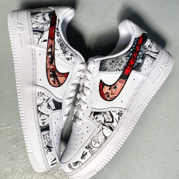 Slam Dunk Painted Custom Air Force 1