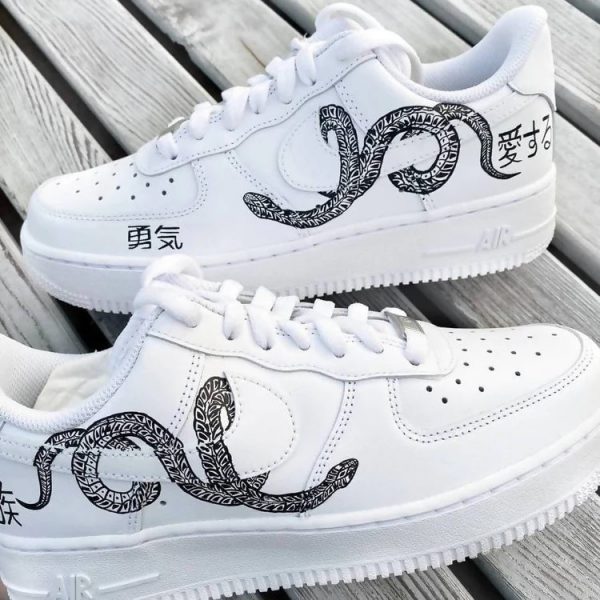 Snakes Art Custom Air Force 1