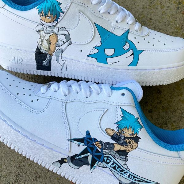 Soul Eater - Black Star Custom Air Force 1