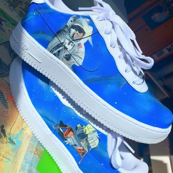 Space Painted Custom Air Force 1