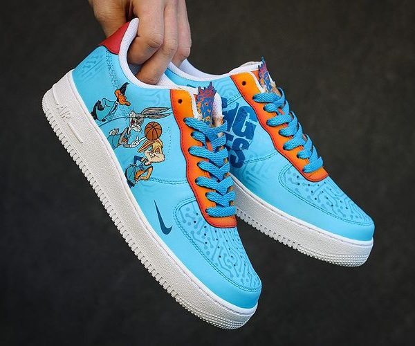 Space Jam HandPainted Custom Air Force 1