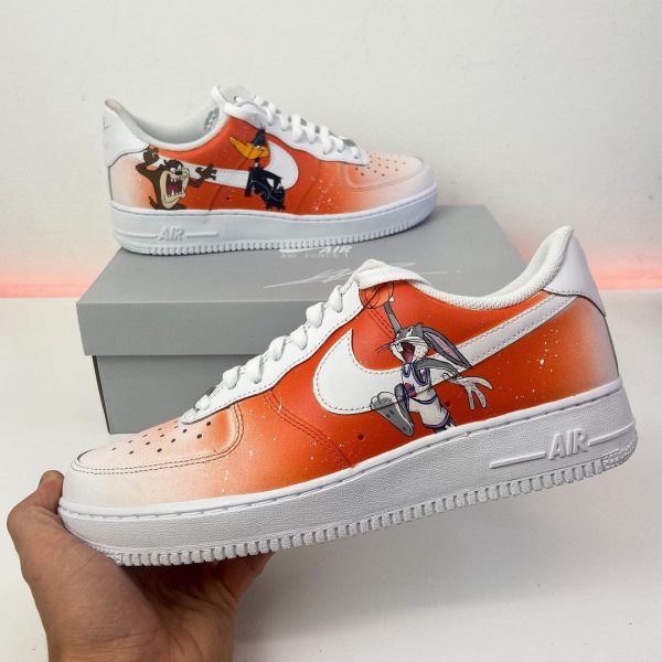 Space Jam Handpainting Custom Air Force 1