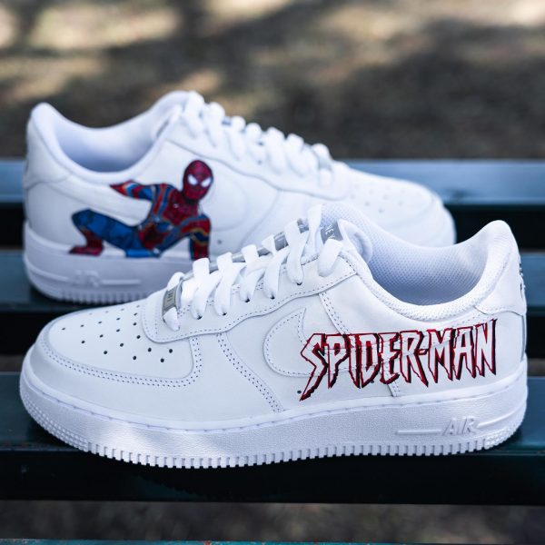 Spider Man Paint Custom Air Force 1