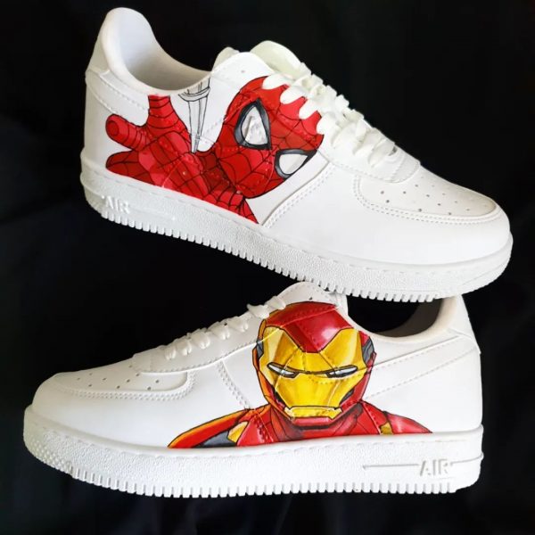 Spider-Man x Iron Man Custom Air Force 1