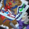 Spider Man and Joker Creative Custom Air Force 1