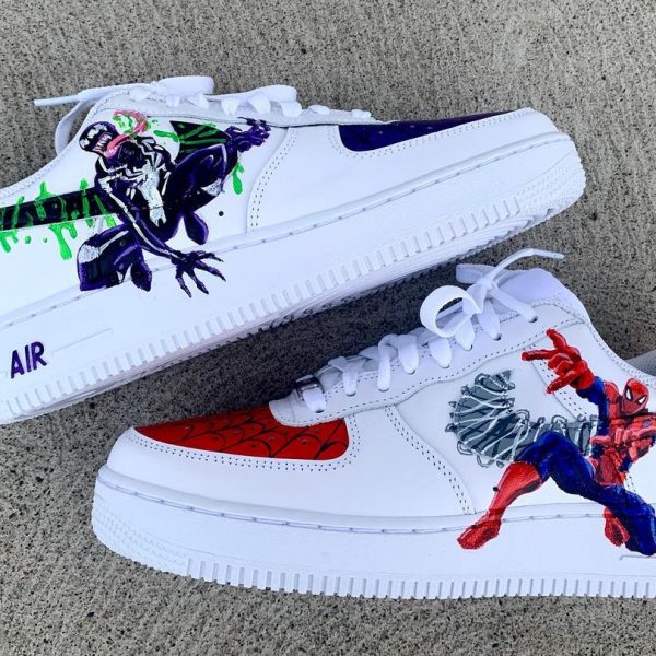 SpiderMan - Venom Custom Air Force 1