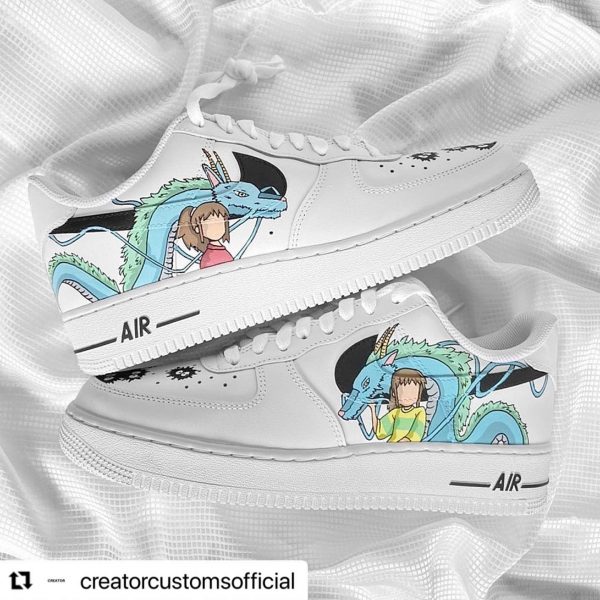 Painted Spirited Away Custom Air Force 1