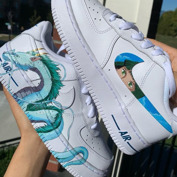 Haku Spirited Away Custom Air Force 1