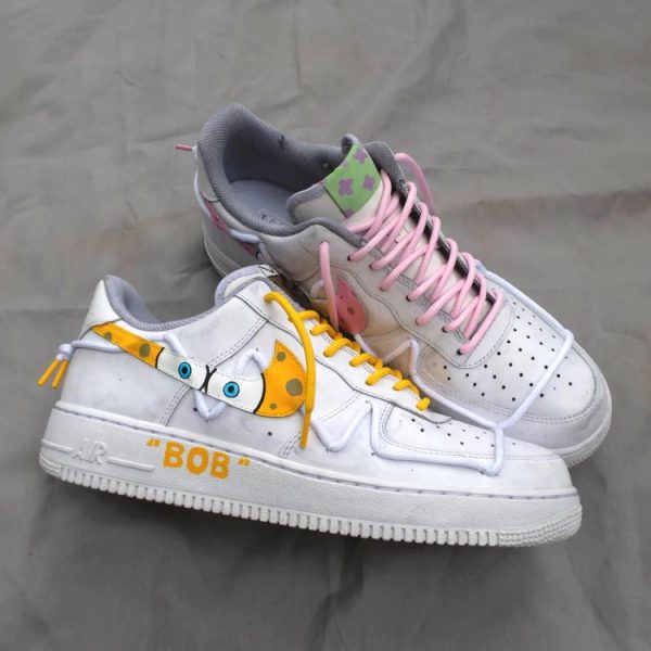 SpongeBob SquarePants Painting Custom Air Force 1