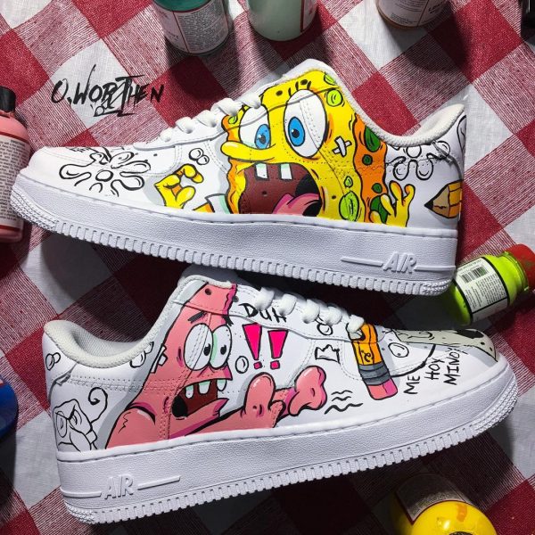 SpongeBob SquarePants 35 Custom Air Force 1