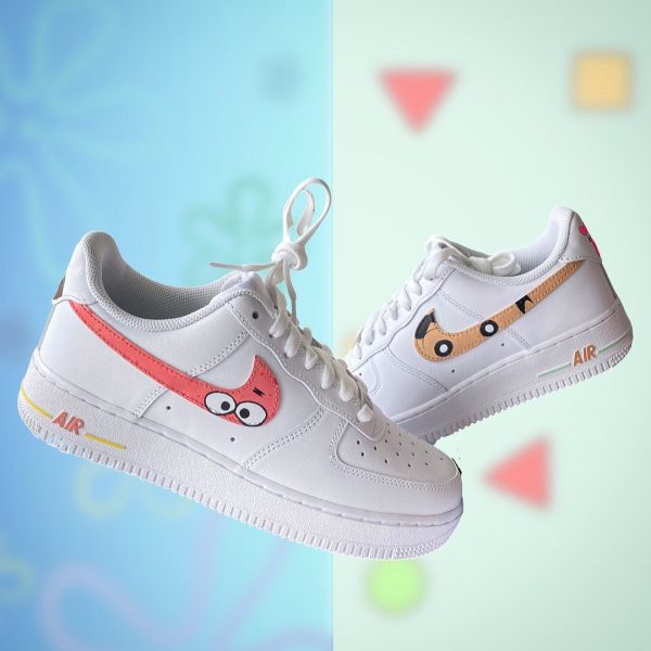 SpongeBob x Crayon Shin-chan Custom Air Force 1