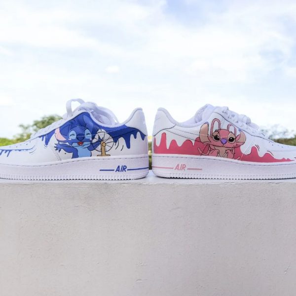 Stitch and Angel Custom Air Force 1