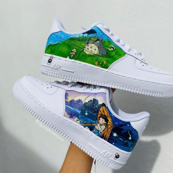 Studio Ghibli Painted Custom Air Force 1