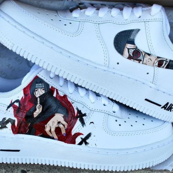 Itachi Naruto Handpainting Custom Air Force 1