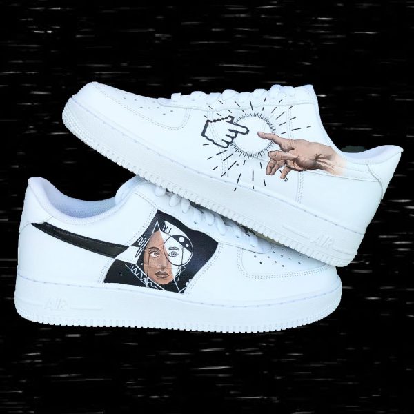 Tattoo Hand Painted Custom Air Force 1