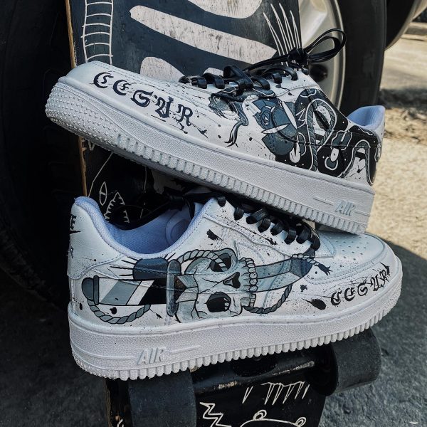 Tattoo Handpainting Custom Air Force 1