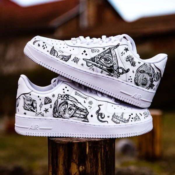 Tattoo Style Custom Air Force 1