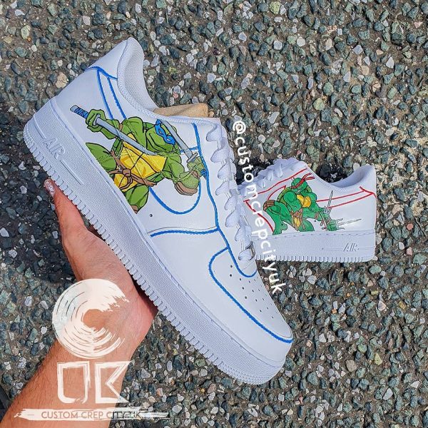 Ninja Turtles Painting Custom Air Force 1