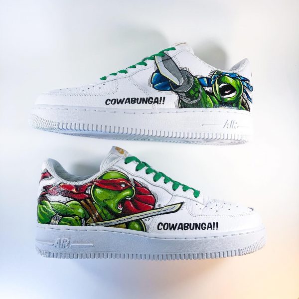 Painted Ninja Turtles Custom Air Force 1