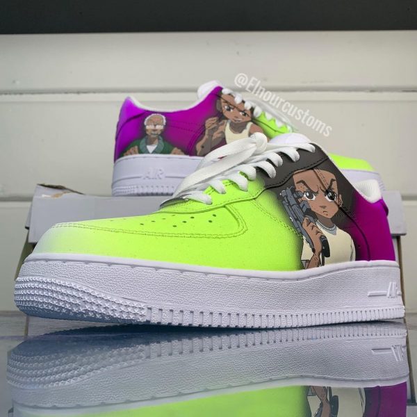 The Boondocks Painting Custom Air Force 1