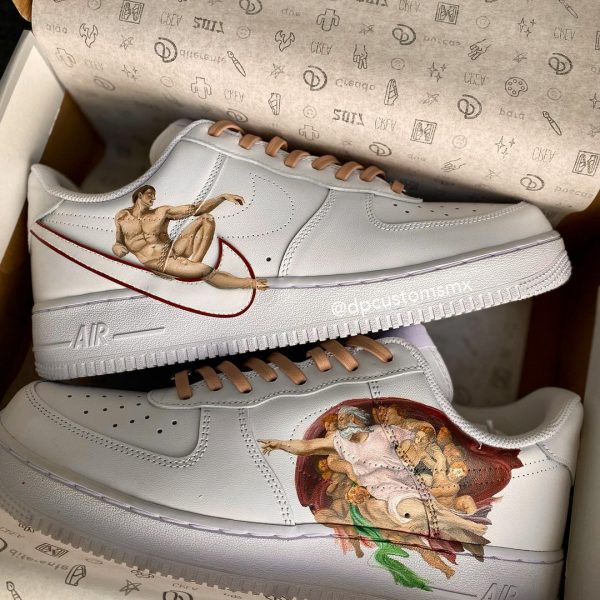 Creation of Adam Painted Custom Air Force 1