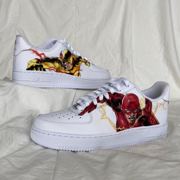 The Flash Painted Custom Air Force 1