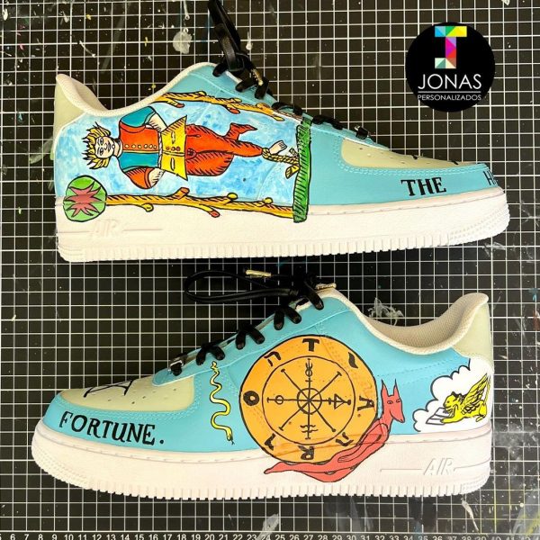 The Hanged Man x Wheel of Fortune Custom Air Force 1