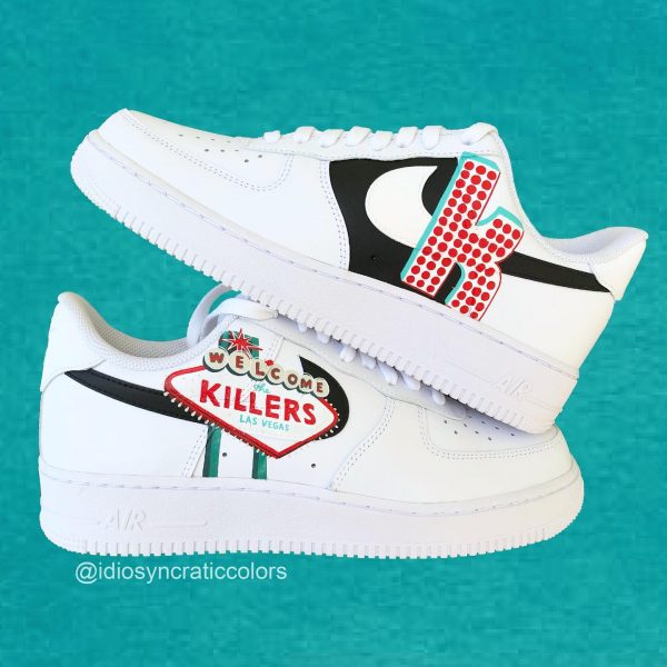 The Killers Painted Custom Air Force 1