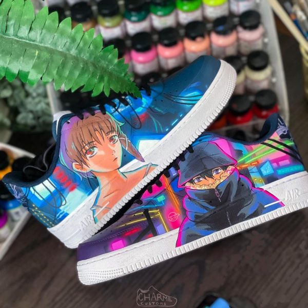 The Laughing Man Custom Air Force 1