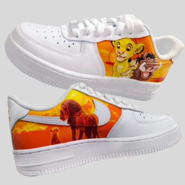 Lion King Painted Custom Air Force 1