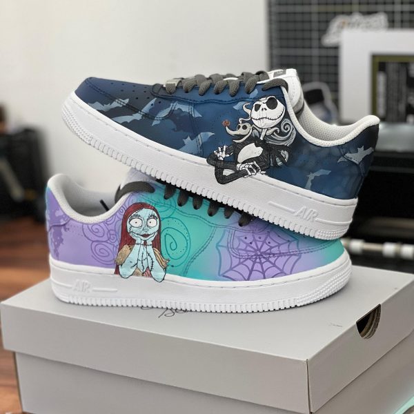 Nightmare Before Christmas Painted Custom Air Force 1