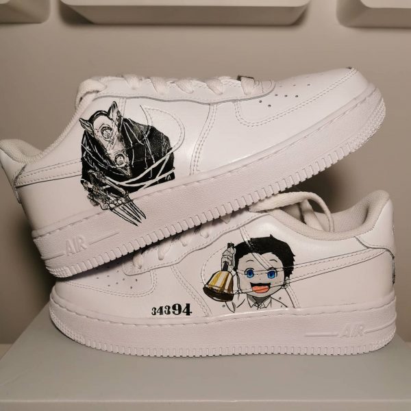 The Promised Neverland Painted Custom Air Force 1