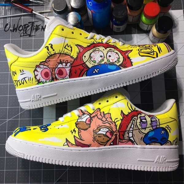 The Ren and Stimpy Show Custom Air Force 1