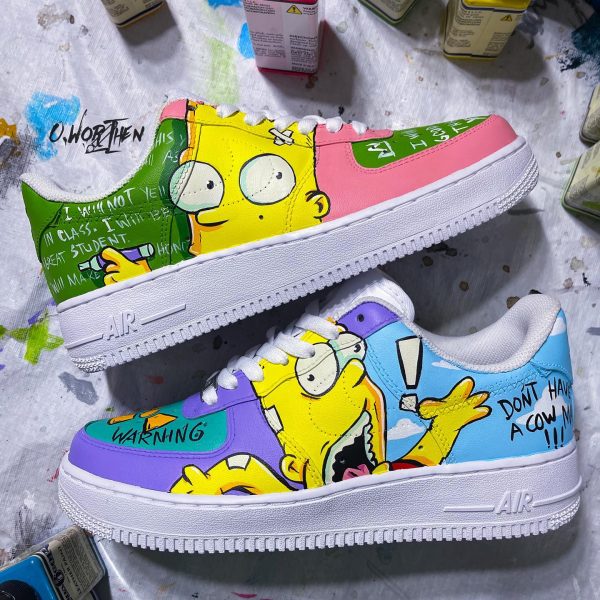 The Simpsons 15 Custom Air Force 1