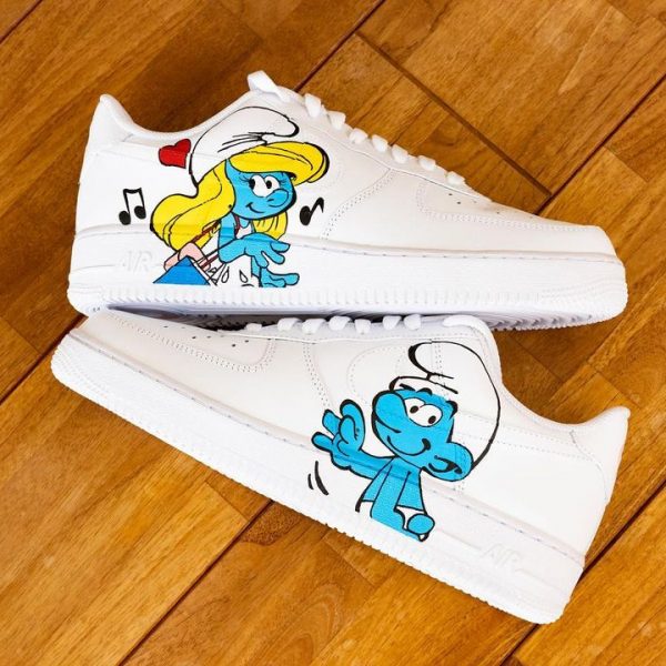 The Smurfs Creative Custom Air Force 1