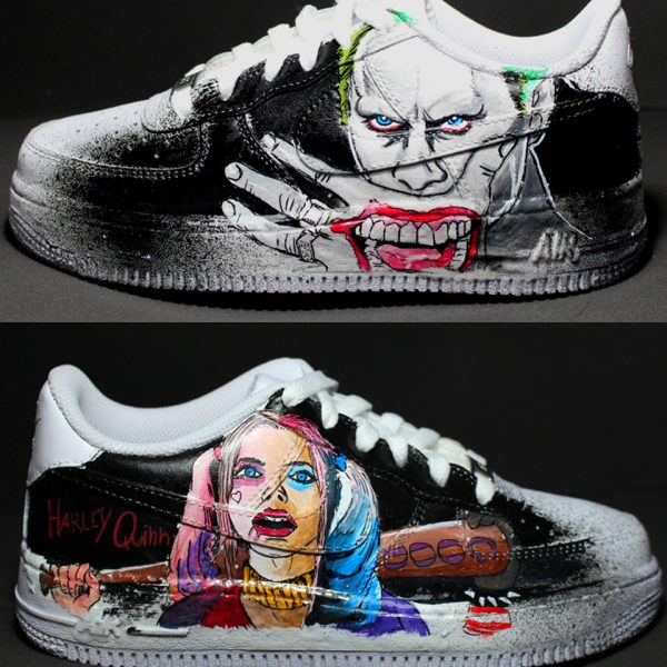 The Suicide Squad Painted Custom Air Force 1