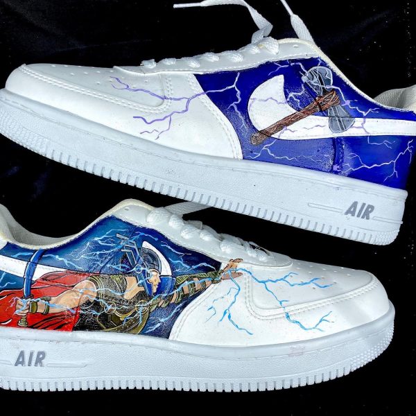 Thor Painted Custom Air Force 1