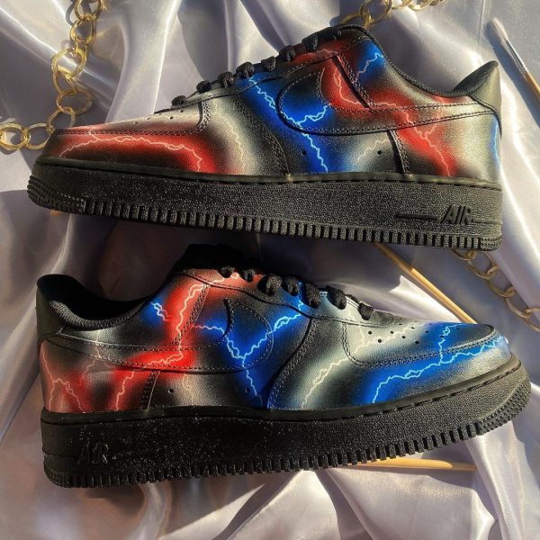 Thunder Painted Custom Air Force 1