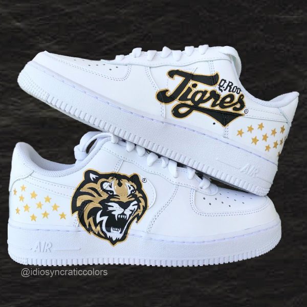 Tigres Painting Custom Air Force 1