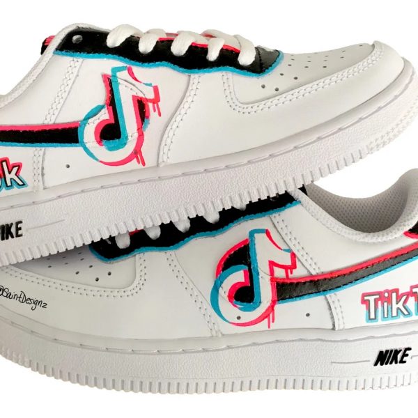 Tik Tok Design Custom Air Force 1