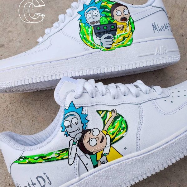 Rick and Morty 9 Custom Air Force 1