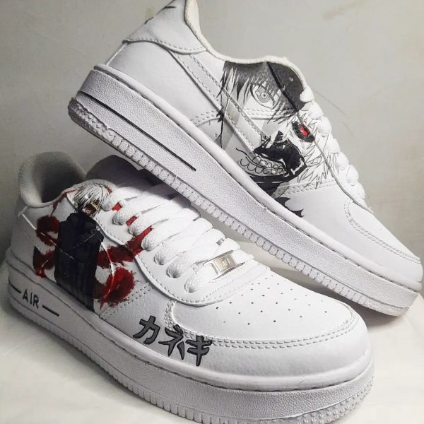 Ken Kaneki Painting Custom Air Force 1